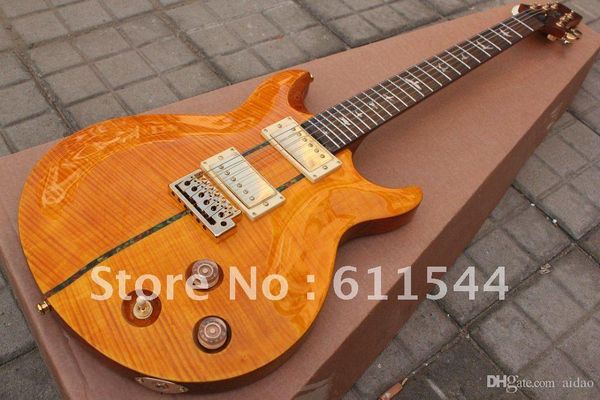 Wholesale Newest Santana yellow Electric Guitar 24 frets high quality in stock free shipping2018
Wholesale Newest Santana yellow Electric Guitar 24 frets high quality in stock free shipping2018