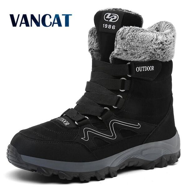 new arrival fashion suede leather men's snow boots winter warm plush men's boots waterproof ankle boots flat shoes big size 46, Black
new arrival fashion suede leather men's snow boots winter warm plush men's boots waterproof ankle boots flat shoes big size 46, Black