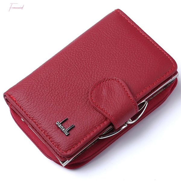 new women wallets genuine leather wallet zipper and hasp coin purse cow leather female purses pocket card holder, Red;black
new women wallets genuine leather wallet zipper and hasp coin purse cow leather female purses pocket card holder, Red;black