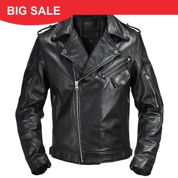 2020 black men slim fit biker's leather jacket large size xxxxl genuine cowhide spring american style motorcycle leather coat
2020 black men slim fit biker's leather jacket large size xxxxl genuine cowhide spring american style motorcycle leather coat