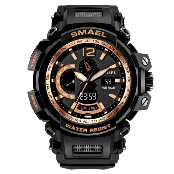 hobbylane smael men recreational outdoor sports electronic watch with double display including watch box, Slivery;brown
hobbylane smael men recreational outdoor sports electronic watch with double display including watch box, Slivery;brown