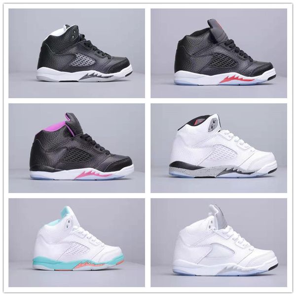 toddlers cement 5s gt kids basketball shoes deadly pink white metallic silver infant sneaker small baby boy and girl children trainers, Black
toddlers cement 5s gt kids basketball shoes deadly pink white metallic silver infant sneaker small baby boy and girl children trainers, Black