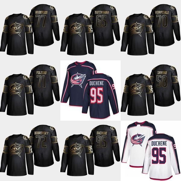 65 Markus Nutivaara 2019 Gold Black Columbus Blue 77 Josh Anderson Joonas Korpisalo Nick Foligno Sergei Bobrovsky Matt Duchene Jersey
65 Markus Nutivaara 2019 Gold Black Columbus Blue 77 Josh Anderson Joonas Korpisalo Nick Foligno Sergei Bobrovsky Matt Duchene Jersey