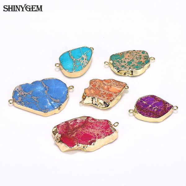 shinygem sea sediment natural stone pendants irregular gold slice pendants druzy rhinestone pendant connector for jewelry making, Silver
shinygem sea sediment natural stone pendants irregular gold slice pendants druzy rhinestone pendant connector for jewelry making, Silver