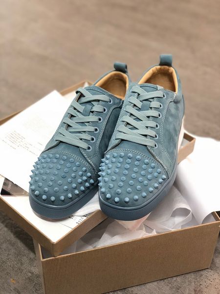 junior spikes men's flat shoes designer sneakers red bottom shoes genuine leather fashion grey black casual shoes sz us 5-12.5
junior spikes men's flat shoes designer sneakers red bottom shoes genuine leather fashion grey black casual shoes sz us 5-12.5