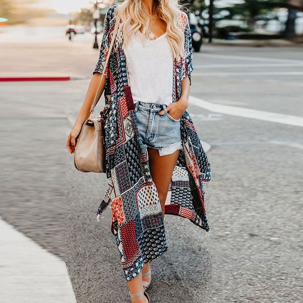 ins beach jacket womens new seaside holiday cardigan printed long blouse kimono a generation of fat sale, White
ins beach jacket womens new seaside holiday cardigan printed long blouse kimono a generation of fat sale, White