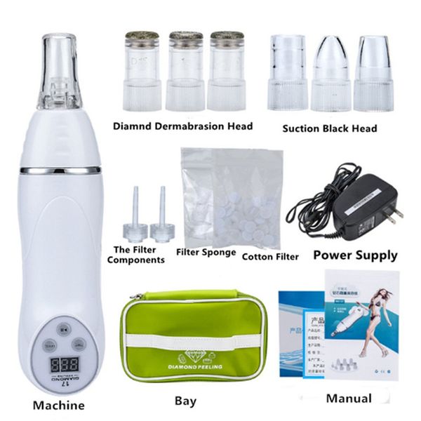 6 tips portable microdermabrasion diamond peeling device blackhead spot removal skin peel diamond dermabrasion facial massage
6 tips portable microdermabrasion diamond peeling device blackhead spot removal skin peel diamond dermabrasion facial massage