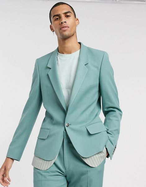 new fashion mint green men's suit wedding tuxedo formal slim fit one button groom prom dinner blazer suits(jacket+pants), Black;gray
new fashion mint green men's suit wedding tuxedo formal slim fit one button groom prom dinner blazer suits(jacket+pants), Black;gray