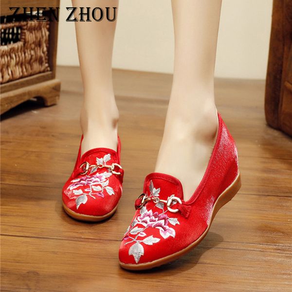 low heel shoes 2018 ethnic style increase within print shallow striped round toe embroidery high heels shoes wedge, Black;white
low heel shoes 2018 ethnic style increase within print shallow striped round toe embroidery high heels shoes wedge, Black;white