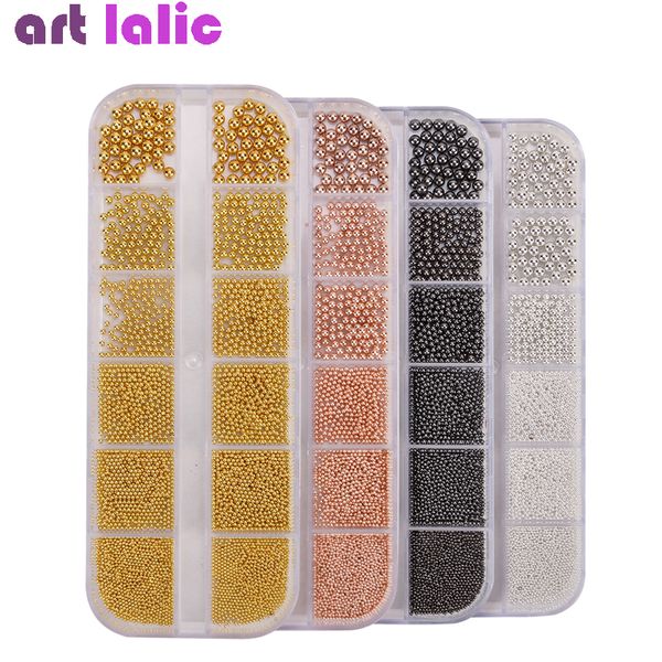 6 sizes caviar bead stainless steel beads nail art decorations rose gold silver black diy tool nail studs uv gel polish, Silver;gold
6 sizes caviar bead stainless steel beads nail art decorations rose gold silver black diy tool nail studs uv gel polish, Silver;gold