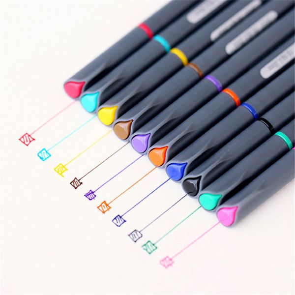 10 colorful 0.38mm fine liner colored art marker watercolor based for kids student school anime manga sketch drawing painting
10 colorful 0.38mm fine liner colored art marker watercolor based for kids student school anime manga sketch drawing painting