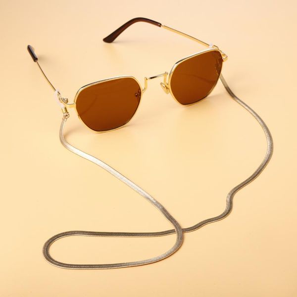 other fashion accessories geometric flat simple snake bone chain eyeglass sunglasses cord women men glasses holder strap lanyard 2021, Silver
other fashion accessories geometric flat simple snake bone chain eyeglass sunglasses cord women men glasses holder strap lanyard 2021, Silver