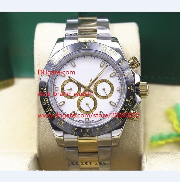 factory supplier sapphire 116613 40mm black ceramic bezel automatic mens men's watch watches no chronograph white dial, Slivery;brown
factory supplier sapphire 116613 40mm black ceramic bezel automatic mens men's watch watches no chronograph white dial, Slivery;brown