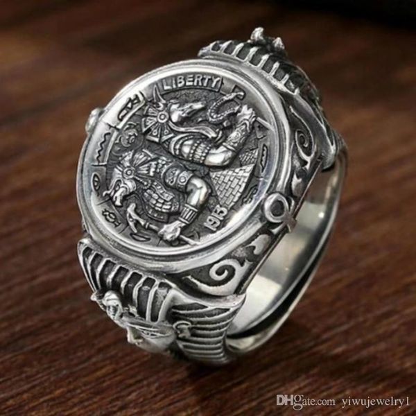 gothic egypt pharaoh tutankhamun ring guardian angel anubis stainless steel amulet rings for men vintage punk jewelry, Silver
gothic egypt pharaoh tutankhamun ring guardian angel anubis stainless steel amulet rings for men vintage punk jewelry, Silver