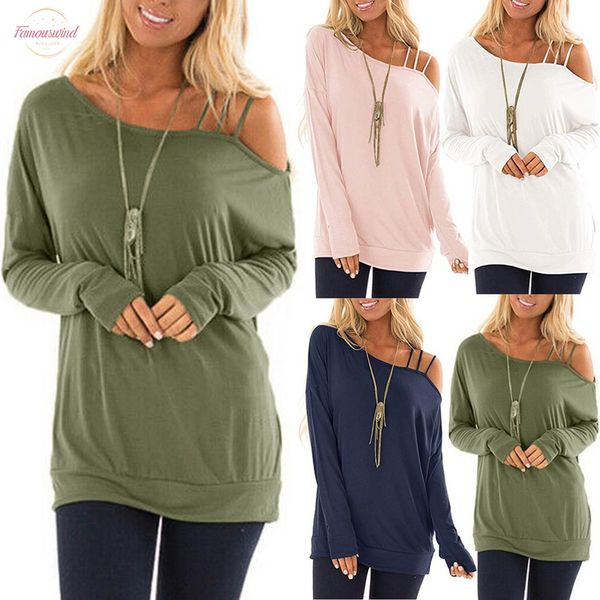 womens blouse off shoulder long sleeve regular blouse casual pullover blouses elegant ladies girls 801, White
womens blouse off shoulder long sleeve regular blouse casual pullover blouses elegant ladies girls 801, White