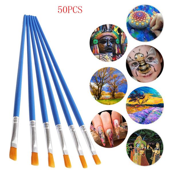 new nail brush 50pcs diy nail painting brush children's art paintbrushes painting brushes for kids nails pen 0726#30, Yellow
new nail brush 50pcs diy nail painting brush children's art paintbrushes painting brushes for kids nails pen 0726#30, Yellow