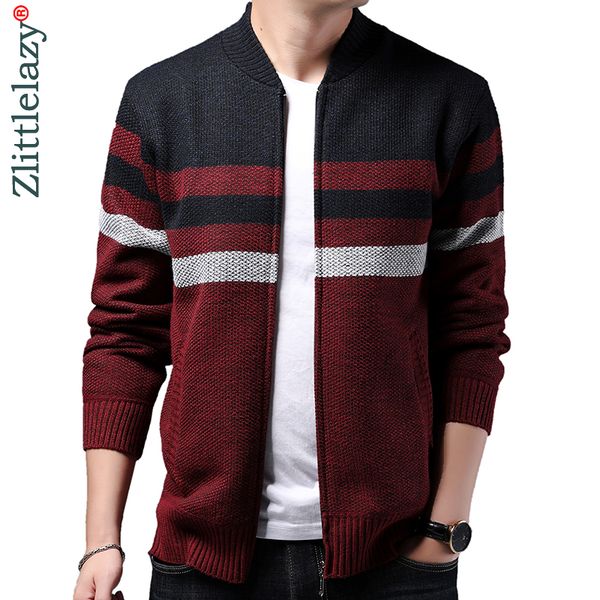 2019 striped thick warm winter striped knitted cardigan sweater men wear jersey dress knit mens sweaters coat male fashions 9310, White;black
2019 striped thick warm winter striped knitted cardigan sweater men wear jersey dress knit mens sweaters coat male fashions 9310, White;black