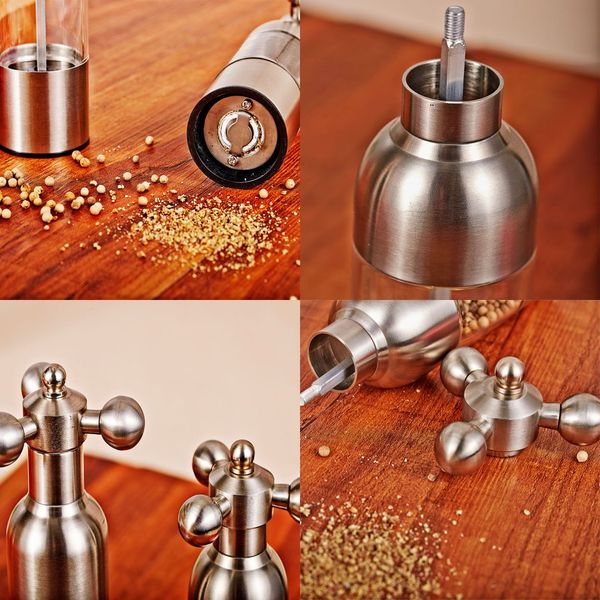 ручной driven pepper mill кран клапан форма корпус из нержавеющей стали ручной соль grinder, food safe ceramic burr домашнее украшение
ручной driven pepper mill кран клапан форма корпус из нержавеющей стали ручной соль grinder, food safe ceramic burr домашнее украшение