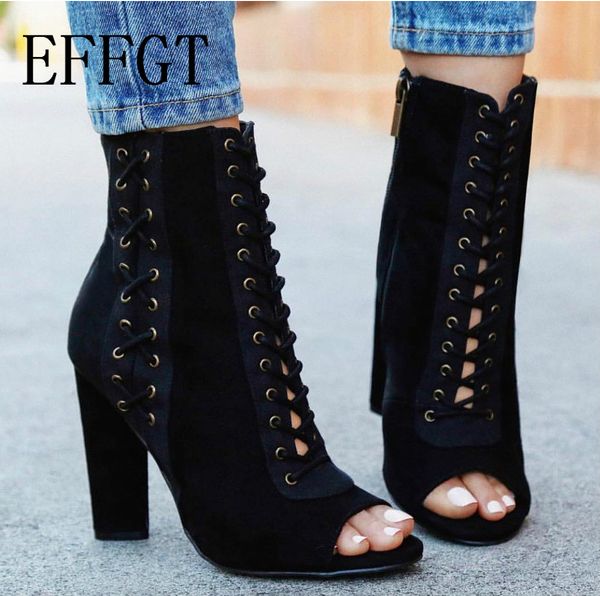 effgt 2019 новый дизайн женская мода сапоги peep toe молния осень ботильоны высокие каблуки сексуальная выдалбливают рыба рот женщина пинетк, Black
effgt 2019 новый дизайн женская мода сапоги peep toe молния осень ботильоны высокие каблуки сексуальная выдалбливают рыба рот женщина пинетк, Black