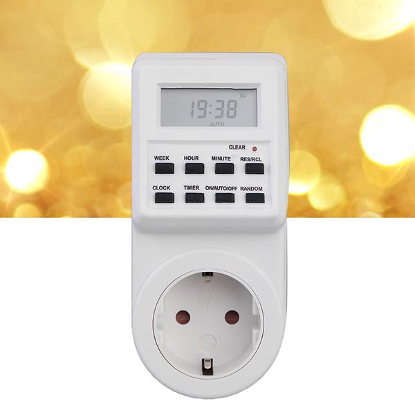 2018 electronic digital mains timer socket plug-in with lcd display 12/24 hour
2018 electronic digital mains timer socket plug-in with lcd display 12/24 hour