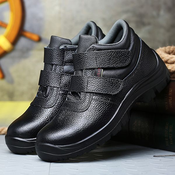 mens casual big size safety boots cow leather steel toe covers working welding shoes outdoors worker security ankle boot sapatos, Black
mens casual big size safety boots cow leather steel toe covers working welding shoes outdoors worker security ankle boot sapatos, Black