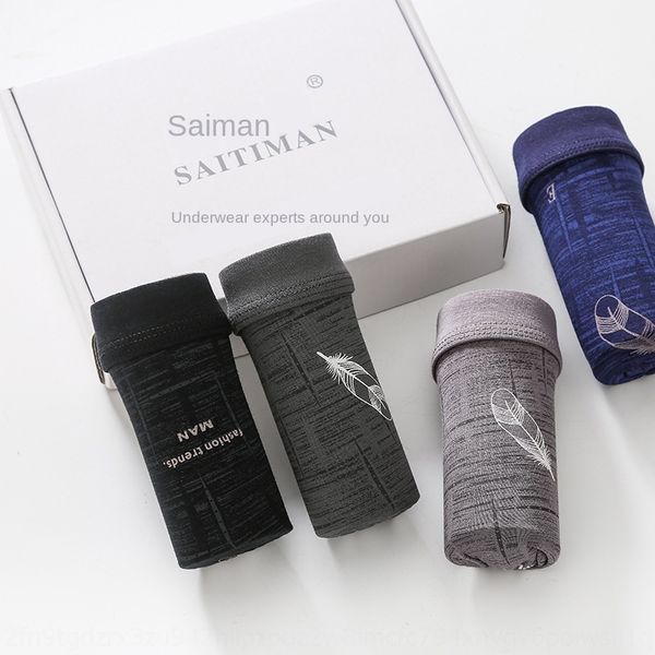 men's men's boxer pants cotton underwear large size gift box youth middle waist printed boxer pants underwear, Black;white
men's men's boxer pants cotton underwear large size gift box youth middle waist printed boxer pants underwear, Black;white