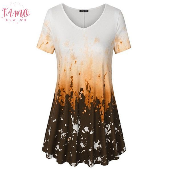 large sizes 2019 summer fashion women sweet short sleeve v neck print casual t shirt plus size ladies t shirt top, White
large sizes 2019 summer fashion women sweet short sleeve v neck print casual t shirt plus size ladies t shirt top, White