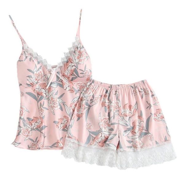 1set/lot printing spaghetti strap women pajama set v-neck with pad female summer print pajamas, Black;red
1set/lot printing spaghetti strap women pajama set v-neck with pad female summer print pajamas, Black;red