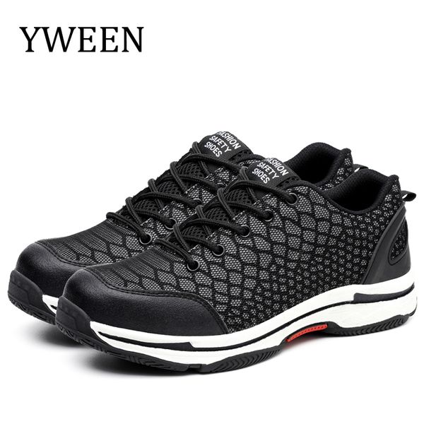 yween mens labor insurance puncture proof shoes men safety work boots fashion autumn breathable mesh steel toe shoes for men, Black
yween mens labor insurance puncture proof shoes men safety work boots fashion autumn breathable mesh steel toe shoes for men, Black