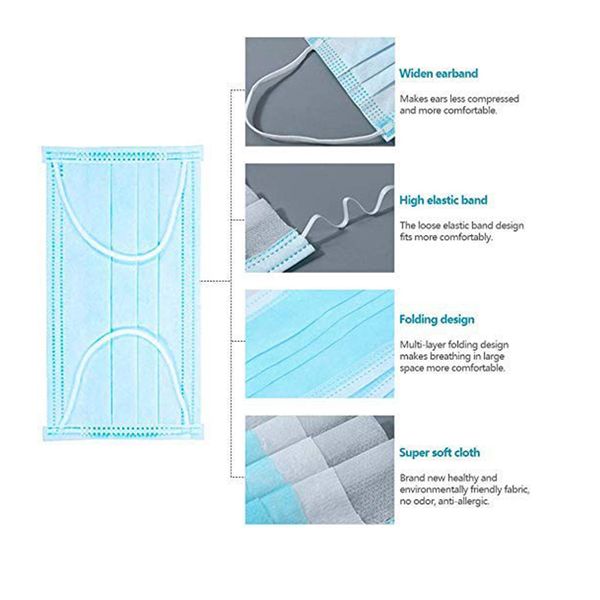 protection respirator disposable non-woven three-layer filter anti-dust nose c-virus mouth face masks
protection respirator disposable non-woven three-layer filter anti-dust nose c-virus mouth face masks