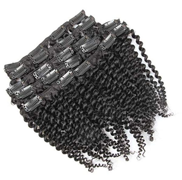 afro kinkys curly clip in hair extensions brazilian clip ins hair extension thick double weft for black women 10pcs/set 120g, Black;brown
afro kinkys curly clip in hair extensions brazilian clip ins hair extension thick double weft for black women 10pcs/set 120g, Black;brown