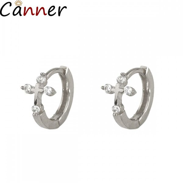 hoop & huggie canner s925 sterling silver ins wind earrings geometric cross set with zircon light, Golden;silver
hoop & huggie canner s925 sterling silver ins wind earrings geometric cross set with zircon light, Golden;silver