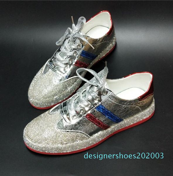 2019 men hip trainers shoes runway designer sneakers patent leather red red bottom rubber gold silver casual shoes d3, Black
2019 men hip trainers shoes runway designer sneakers patent leather red red bottom rubber gold silver casual shoes d3, Black