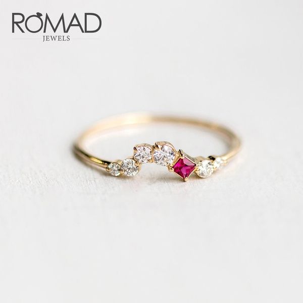 romad exquisite geometric cz ring cute crystal rings for women wedding engagement ring party jewelry anillos mujer r4, Silver
romad exquisite geometric cz ring cute crystal rings for women wedding engagement ring party jewelry anillos mujer r4, Silver