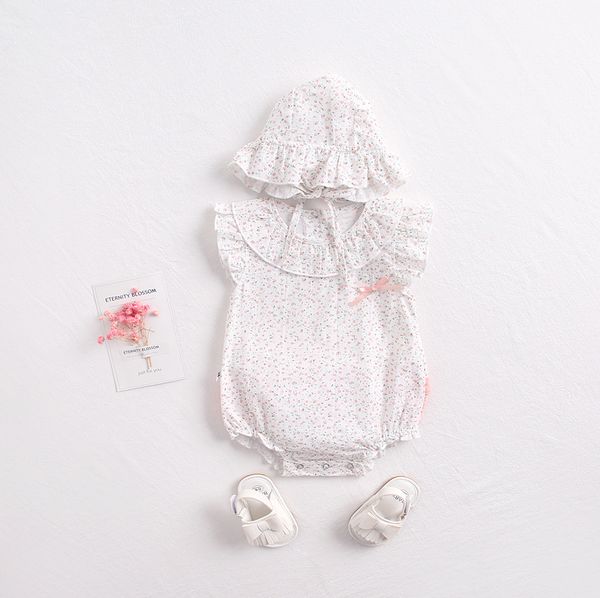 ins baby kids girl clothing summer romper sleeveless full little flower design romper + hat summer lolita romper, Blue
ins baby kids girl clothing summer romper sleeveless full little flower design romper + hat summer lolita romper, Blue