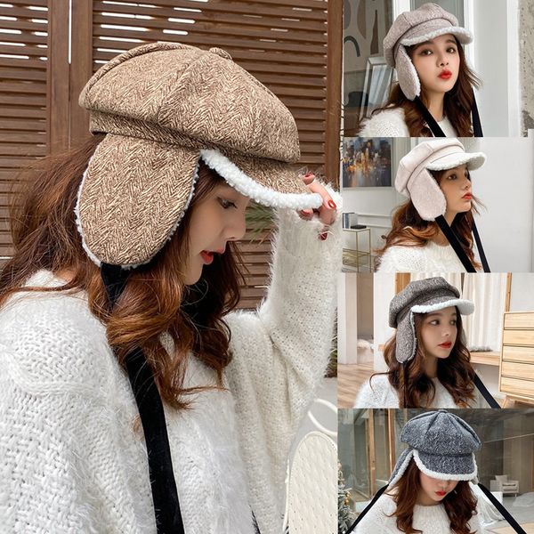 fashion cute women winter windproof ear hat wrap warm hat cap 2019 winter hats for woman casual cap cappello da donna 2019, Blue;gray
fashion cute women winter windproof ear hat wrap warm hat cap 2019 winter hats for woman casual cap cappello da donna 2019, Blue;gray