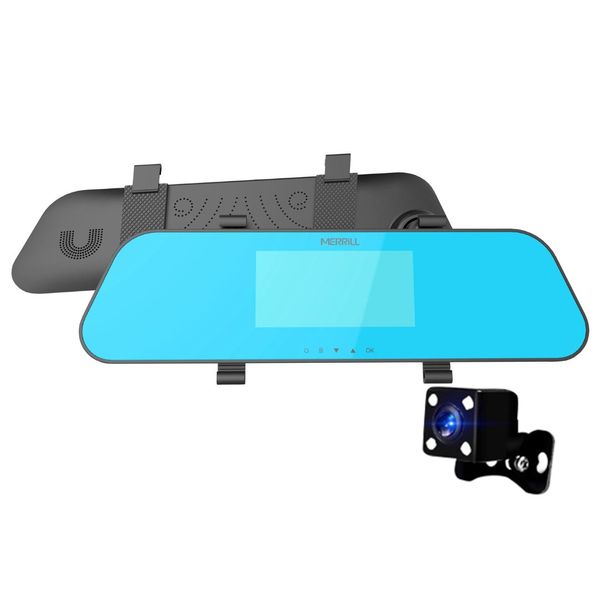 merrill h433 4.3 inch driving recorder hd before and after double lens video reversing image car camera monitoring car dvr
merrill h433 4.3 inch driving recorder hd before and after double lens video reversing image car camera monitoring car dvr