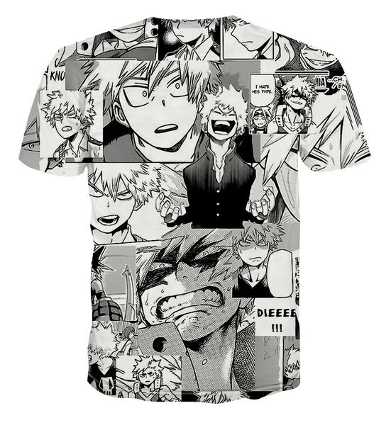 my hero academia men short sleeve t shirt anime bakugo katsuki funny tshirt homme s-4xl hip hop clothing support wholesale t01, White;black
my hero academia men short sleeve t shirt anime bakugo katsuki funny tshirt homme s-4xl hip hop clothing support wholesale t01, White;black