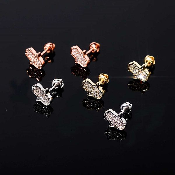s925 silver iced out fatima stud earrings for men women hip hop luxury designer bling diamond hand of fatima ear studs couple luck jewelry, Golden;silver
s925 silver iced out fatima stud earrings for men women hip hop luxury designer bling diamond hand of fatima ear studs couple luck jewelry, Golden;silver