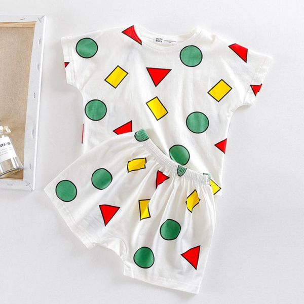 amya baby kids summer pajamas geometric cotton short pants 2pcs boys girls clothes set casual home sleeping wear, Blue;red
amya baby kids summer pajamas geometric cotton short pants 2pcs boys girls clothes set casual home sleeping wear, Blue;red