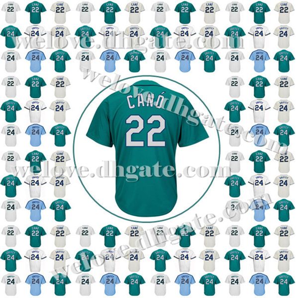 Cheap Sale Men Seattle Jersey 24 Ken Griffey Jr. 22 Robinson Cano Baseball Jersey adult Embroidery Logos Top quality Jerseys Free Shipping
Cheap Sale Men Seattle Jersey 24 Ken Griffey Jr. 22 Robinson Cano Baseball Jersey adult Embroidery Logos Top quality Jerseys Free Shipping