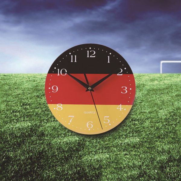 wall clock home decor world cup country flag clock small wood mute living room bedroom decoration
wall clock home decor world cup country flag clock small wood mute living room bedroom decoration