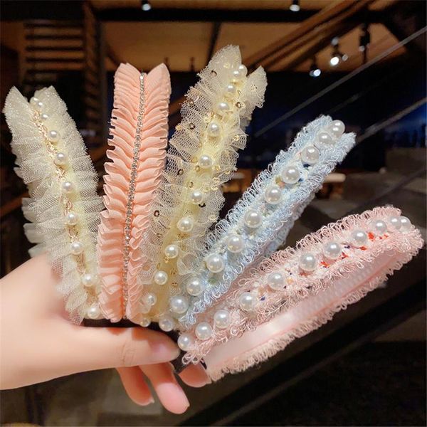 fashion pearl lace chidlren's head hoop sweet yarn crystal headband hair accessories for girls kids folds party hairband bezel, Slivery;white
fashion pearl lace chidlren's head hoop sweet yarn crystal headband hair accessories for girls kids folds party hairband bezel, Slivery;white