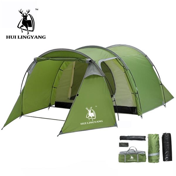huilingyang 2-4 person outdoor camping tent one-room one-bedroom double-layer 2500 waterproof camping tunnel tent tourist beach
huilingyang 2-4 person outdoor camping tent one-room one-bedroom double-layer 2500 waterproof camping tunnel tent tourist beach