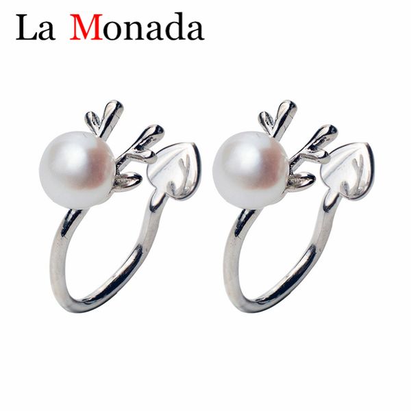 s925 sterling silver no pierced ear clip pearl deer shape clip on earrings earcuff for girls children woman
s925 sterling silver no pierced ear clip pearl deer shape clip on earrings earcuff for girls children woman