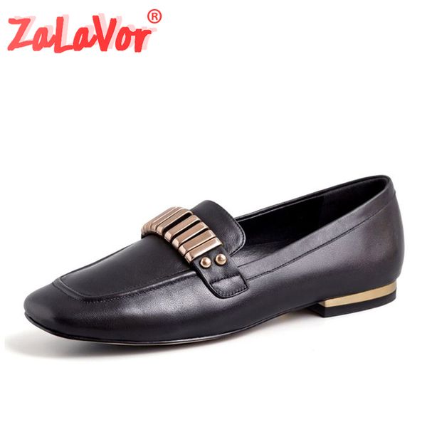 zalavor women flats office real leather square toe work flats casual party shallow shoes women vacation shoe footwear size 34-40, Black
zalavor women flats office real leather square toe work flats casual party shallow shoes women vacation shoe footwear size 34-40, Black