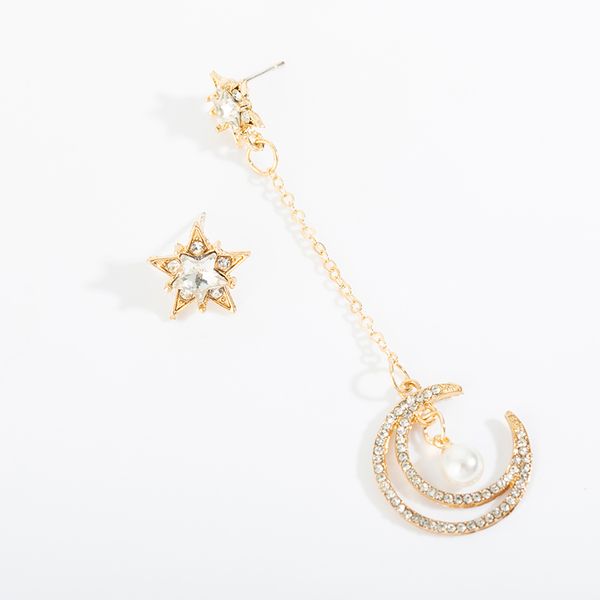 maxi s925 silver needle korean simple asymmetrical star month long temperament bling earrings
maxi s925 silver needle korean simple asymmetrical star month long temperament bling earrings