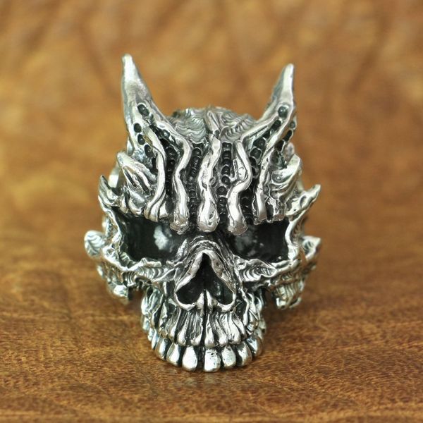 linsion 925 sterling silver huge demon skull ring mens biker punk ring ta160 us size 7 to 15, Golden;silver
linsion 925 sterling silver huge demon skull ring mens biker punk ring ta160 us size 7 to 15, Golden;silver