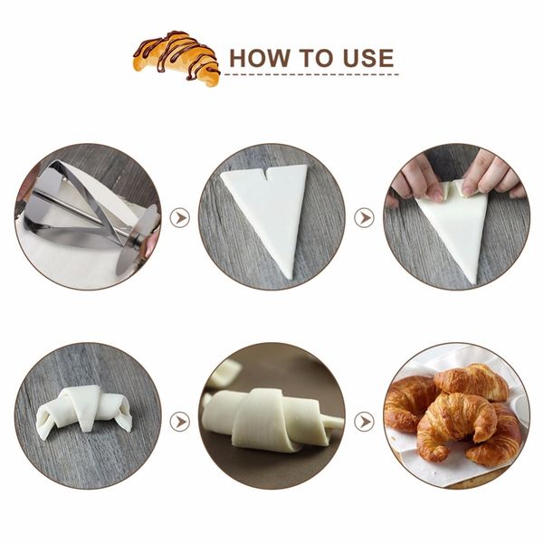 stainless steel croissant cutter small bread pastry cutter wheel rolling wooden handle pastry kitchen knife baking accessories
stainless steel croissant cutter small bread pastry cutter wheel rolling wooden handle pastry kitchen knife baking accessories