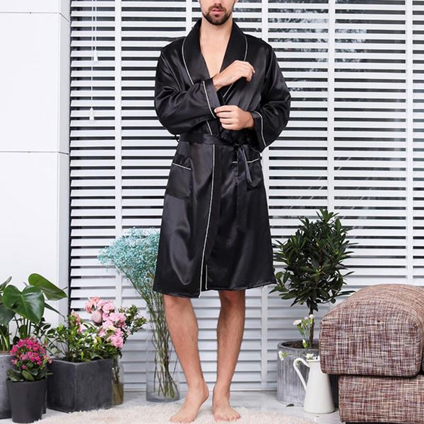 мужская сатин лето пижамы кимоно халат халат халат loungewear мужская черный шелковой ночной рубашке, Black;brown
мужская сатин лето пижамы кимоно халат халат халат loungewear мужская черный шелковой ночной рубашке, Black;brown